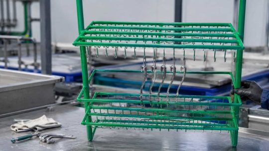 Manutenção de gancheiras com suporte técnico real